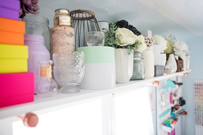 Check out the Something Turquoise Craft Room + Blog Office!